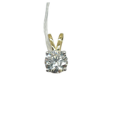 14K Yellow Gold Lab-Grown Diamond Pendant