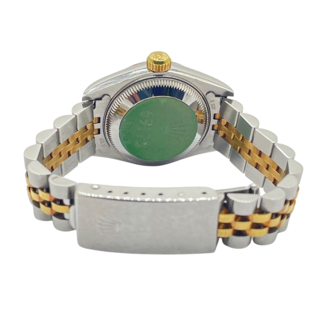 Rolex Datejust 69173 26mm Automatic Half Gold Diamond Watch