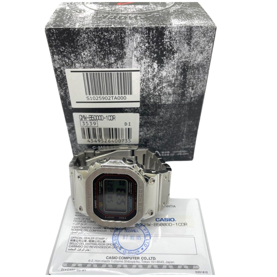 Casio G-Shock Full Metal GMW-B5000D-1CDR Tough Solar Digital Watch