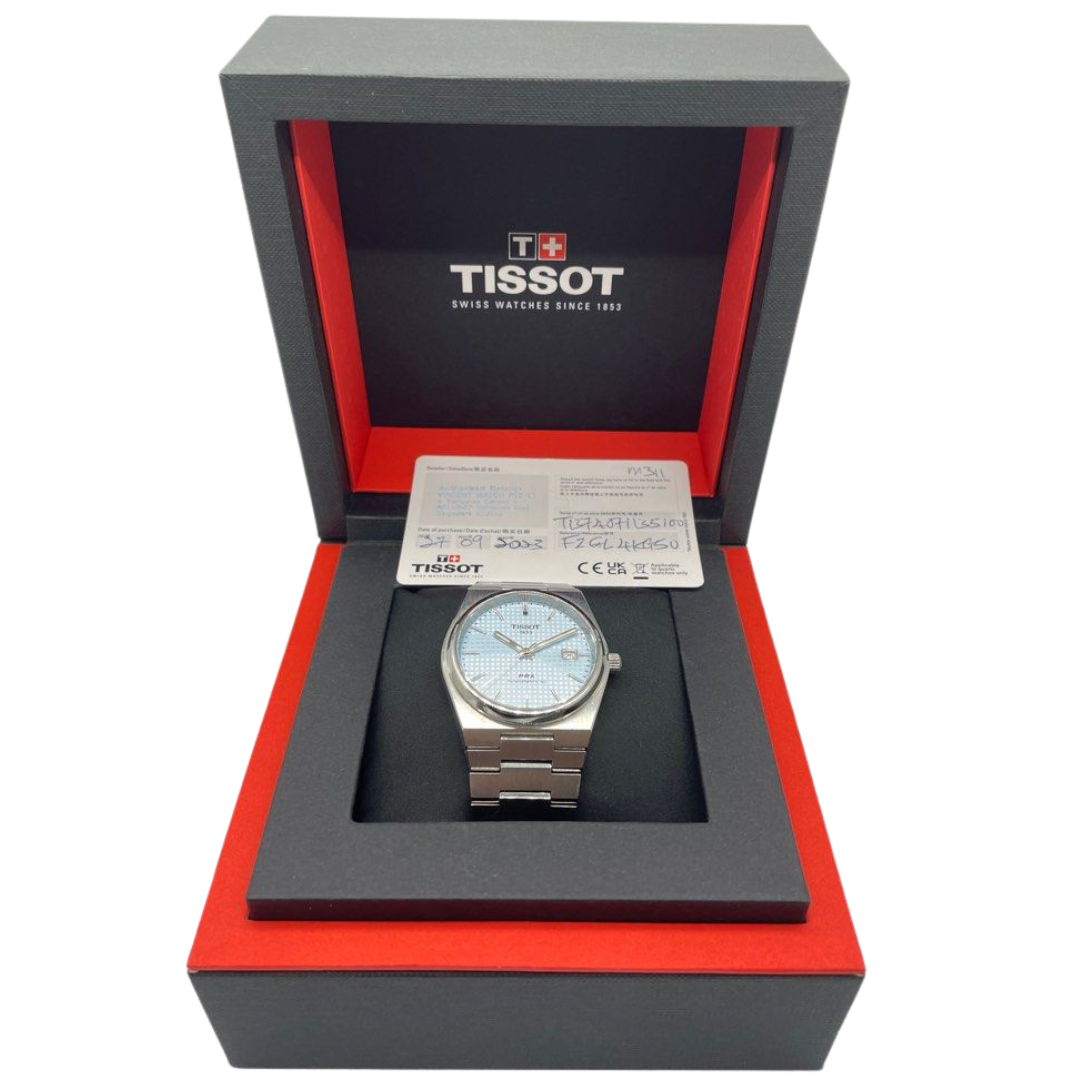 Tissot PRX Powermatic 80 40mm Automatic Blue Dial Steel Watch