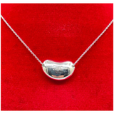 Tiffany 925 Silver Necklace, Elsa Peretti Bean