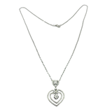 750 White Gold Natural Diamond Necklace