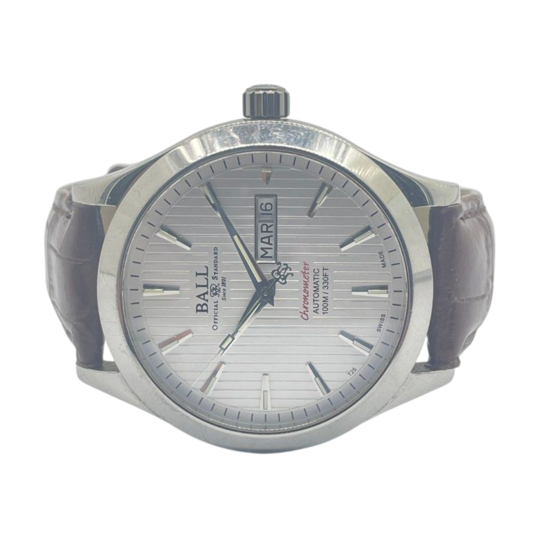 Ball Engineer II NM2028C 43mm Automatic Silver Dial Watch