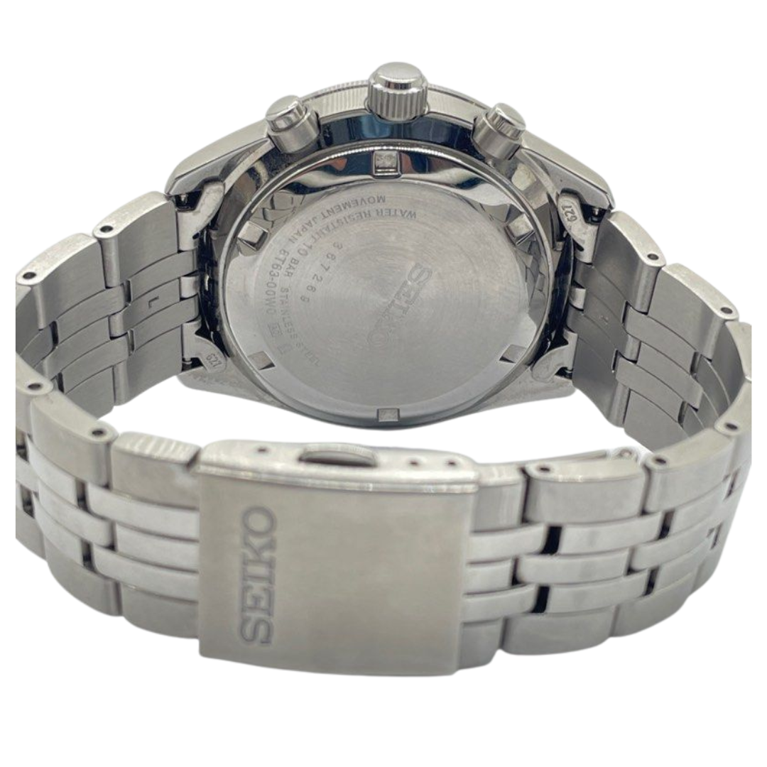 Seiko SSB429P1 41.5mm Chronograph Quartz Black Dial Watch