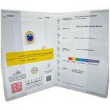 750 Yellow Gold Natural Blue Sapphire & Diamond Men’s Ring