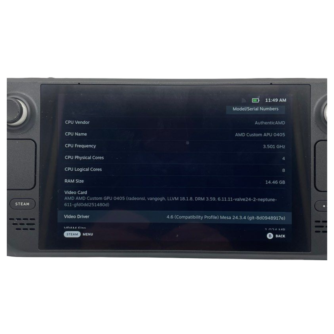 Valve SteamDeck Game Console 16GB|512GB