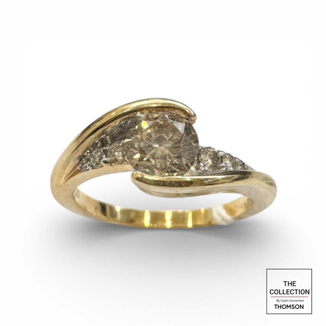 Natural Diamond Ring  18k Yellow Gold Diamond 0.70CTS Main image