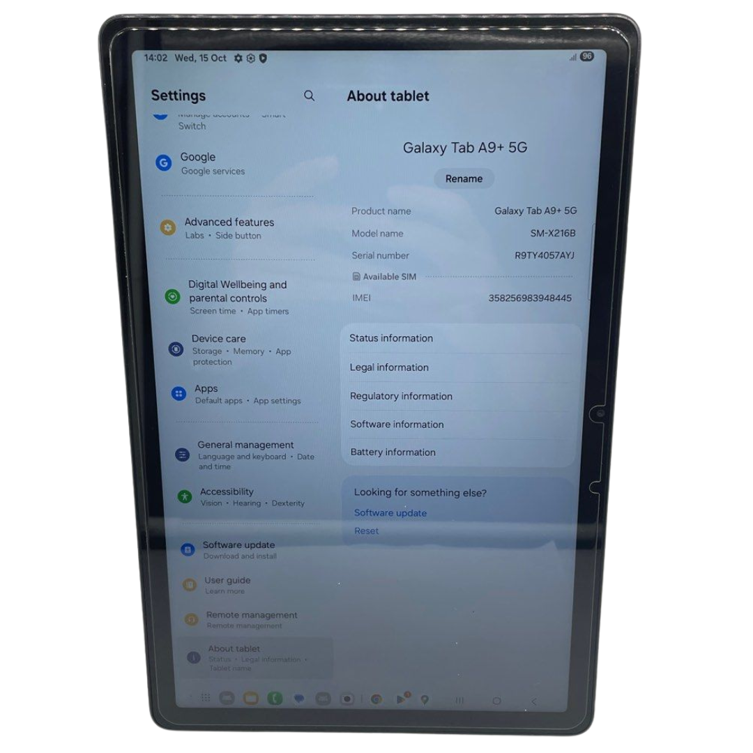Galaxy Tab A9+ 5G 128GB Graphite
