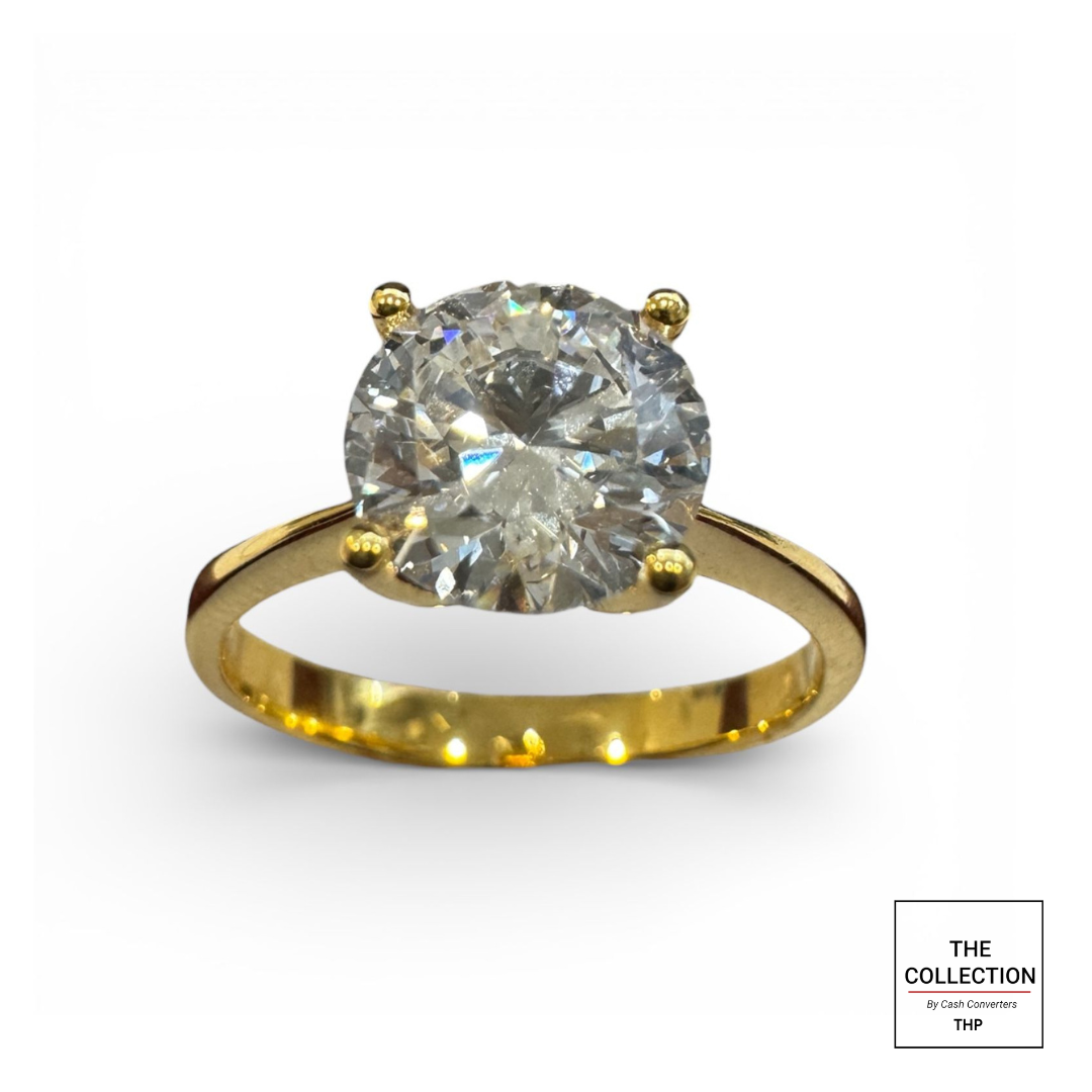 Lab Grown 1.61 Carat Solitaire Diamond Ring