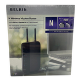 Belkin N+ Wireless ADSL Modem Router Hi-performance 300 Mbps Starter Kit (Includes N+ High-speed Wireless Modem Router (F5D8635uk44) & N+ USB Adaptor (F5D8055ed)