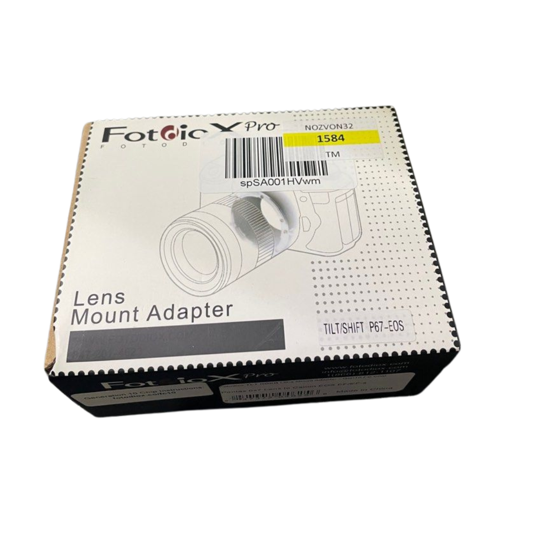 Fotodiox Pro TLT ROKR Tilt/Shift Lens Mount Adapter Compatible with Pentax 6x7 Lenses on Canon EOS EF and EF-S Cameras - with Gen10 Focus Confirmation Chip