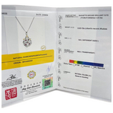PT900/850 Natural Ruby & Diamond Necklace
