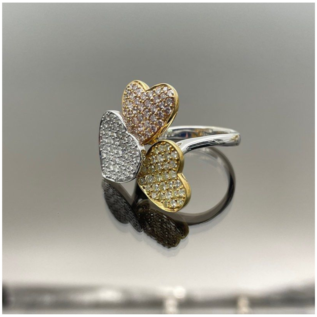 750 White Gold Diamond Ring