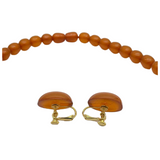 Amber Butterscotch Necklace / Earring Set