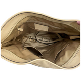 Coach Madison Crossbody Leather Hobo Bag Beige