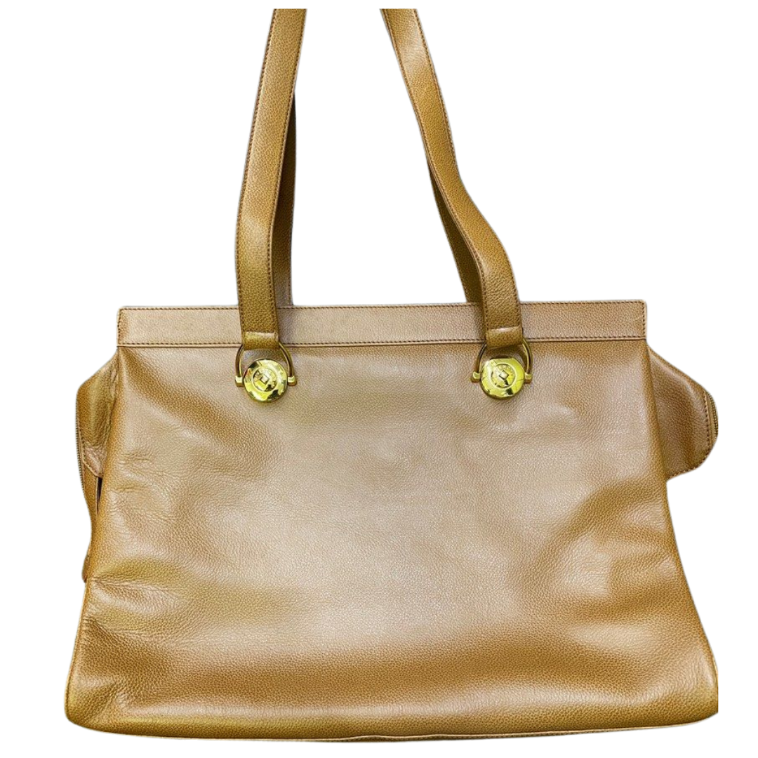 Givenchy Leather Tote Bag Brown