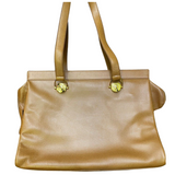 Givenchy Leather Tote Bag Brown