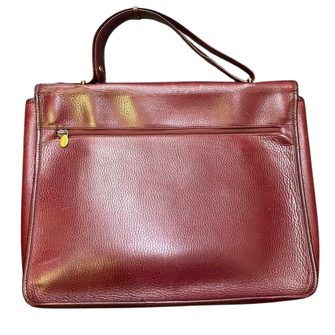Cartier Must Line Trinity Burgundy Leather Business Bag