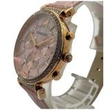 Swarovski Passage Chrono 36mm Chronograph Quartz Pink Mother Of Pearl Dial Watch