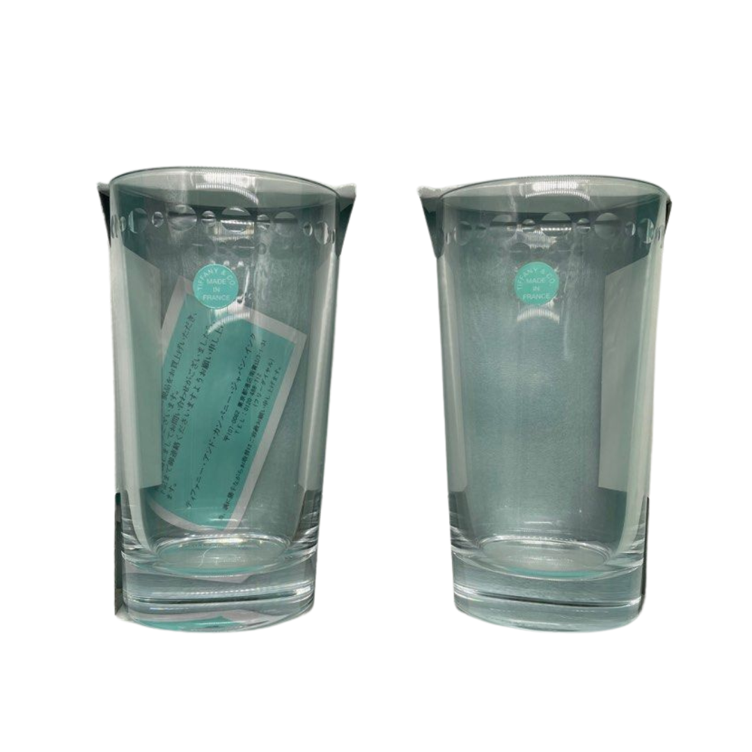 Tiffany & Co Set of 2 Tumbler Tall Glass