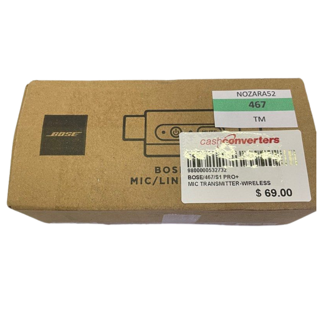 Bose S1 Pro+ Wireless Mic/Line Transmitter (XLR)