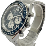 Timex Q Timer Inspired 40mm Quartz Chronograph Blue Dial Watch