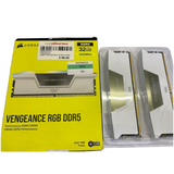 CORSAIR VENGEANCE RGB DDR5 32GB (2x16GB) 5200Mhz C40 1.25V - White