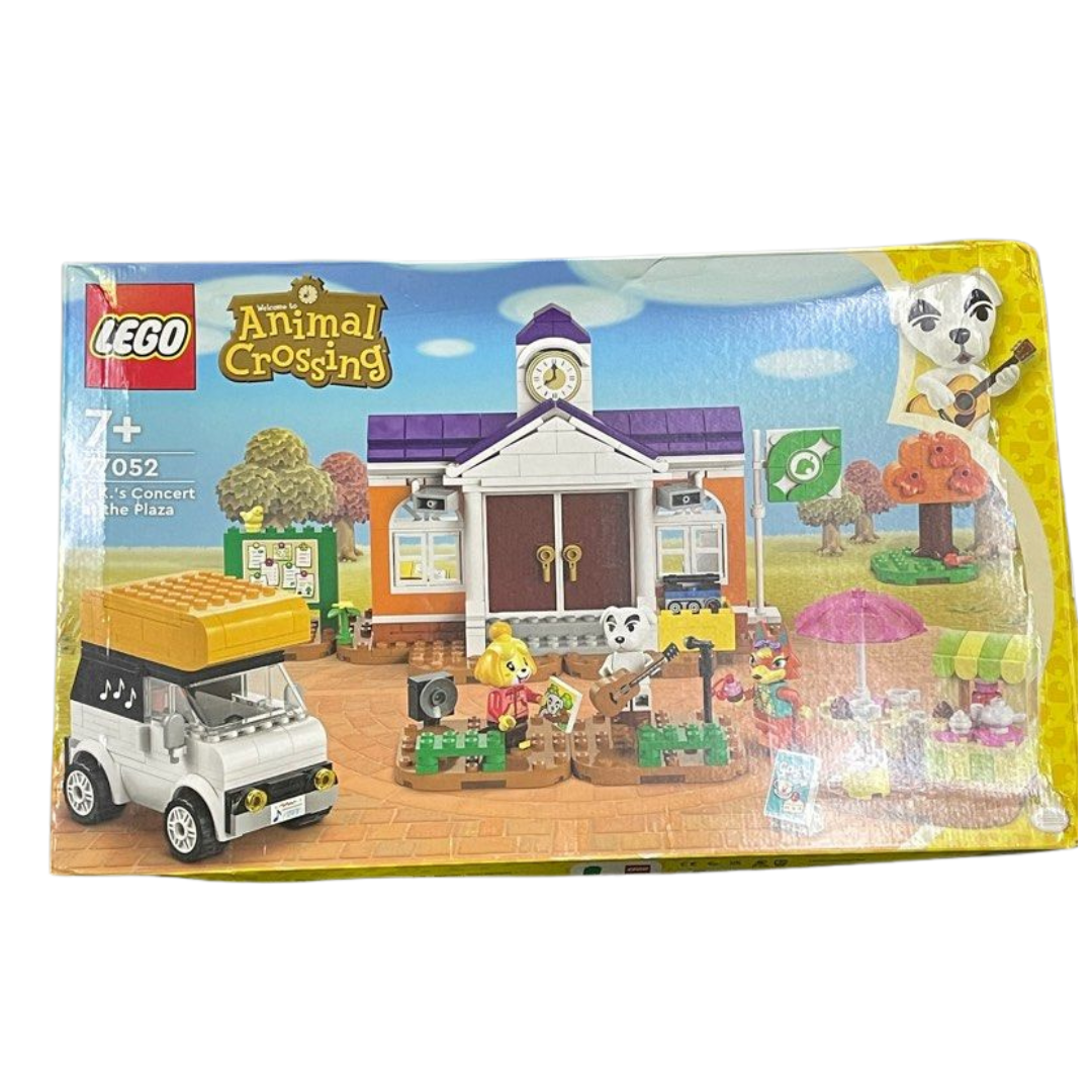 LEGO Animal Crossing K.K.’s Concert in the Plaza 77052 Building Toy with Café Playset and Vehicle