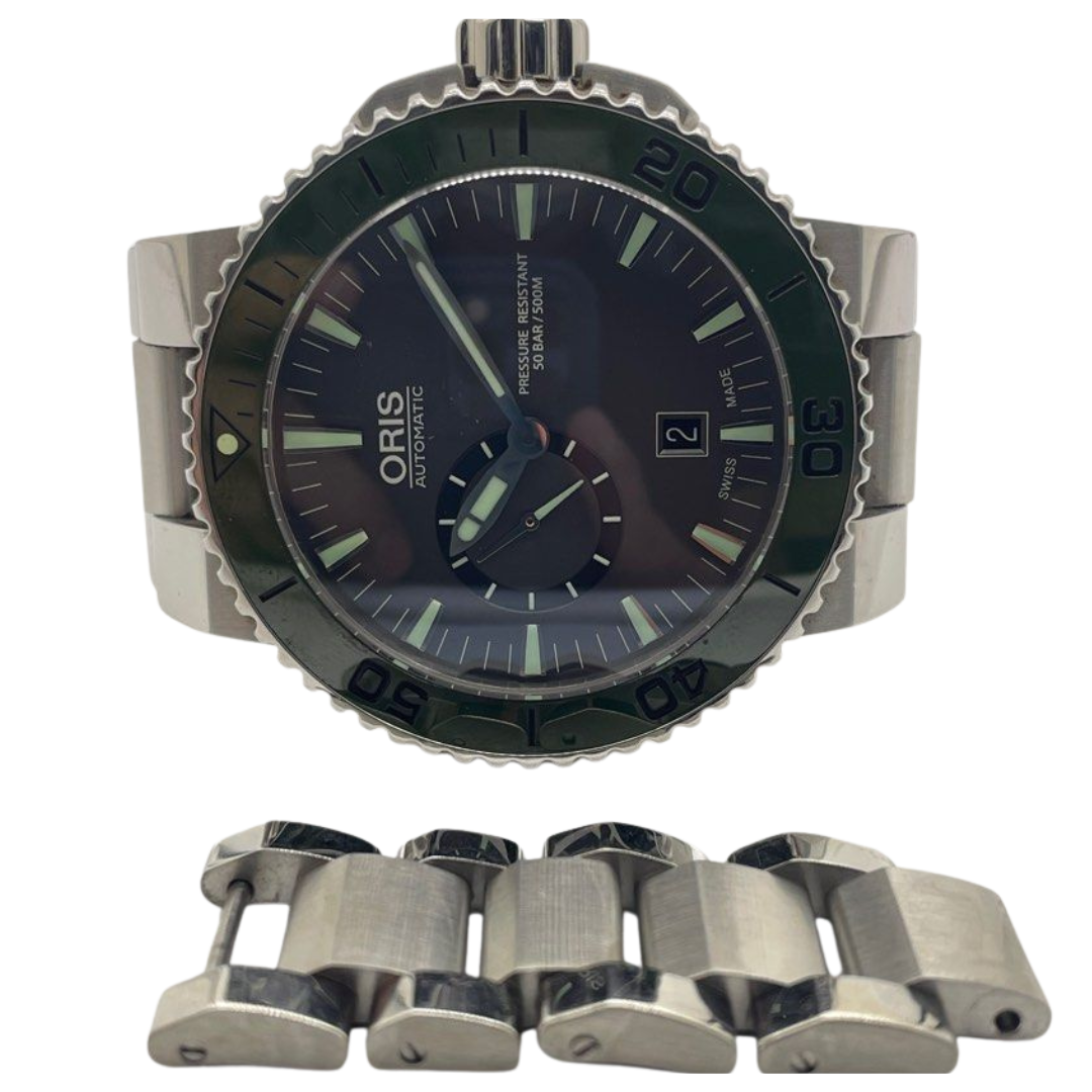 Oris Aquis Small Second 46mm Automatic Grey Dial Watch