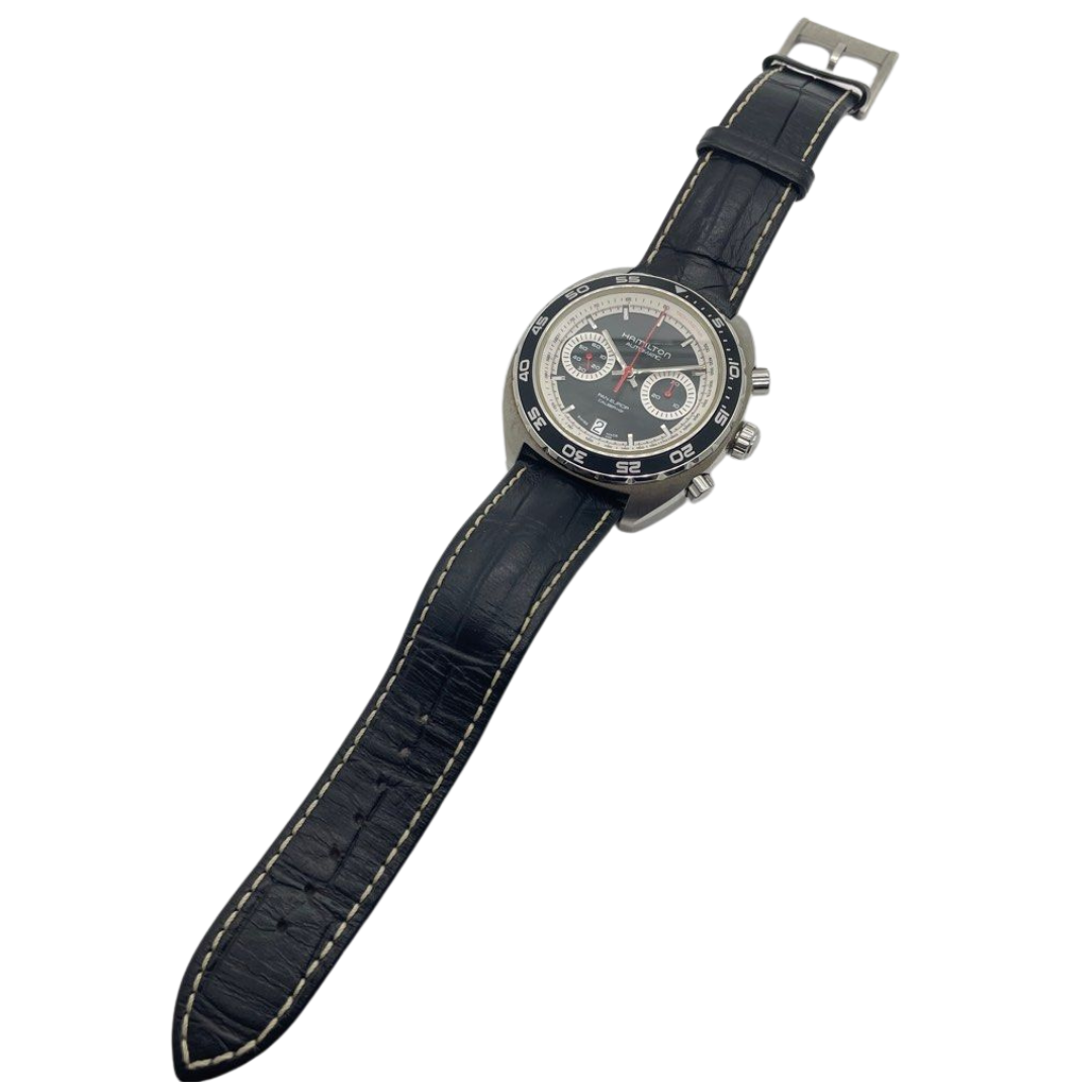 Hamilton Classic Pan Euro Automatic Chronograph 45mm Black Dial Watch H357560