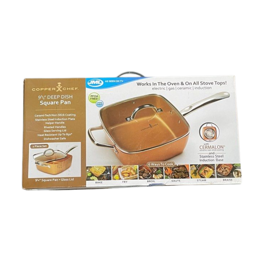 Copper Chef 9.5" Deep Dish Square Pan