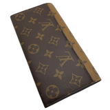 Louis Vuitton Emilie Monogram Reverse Brown Flap Long Wallet M82157