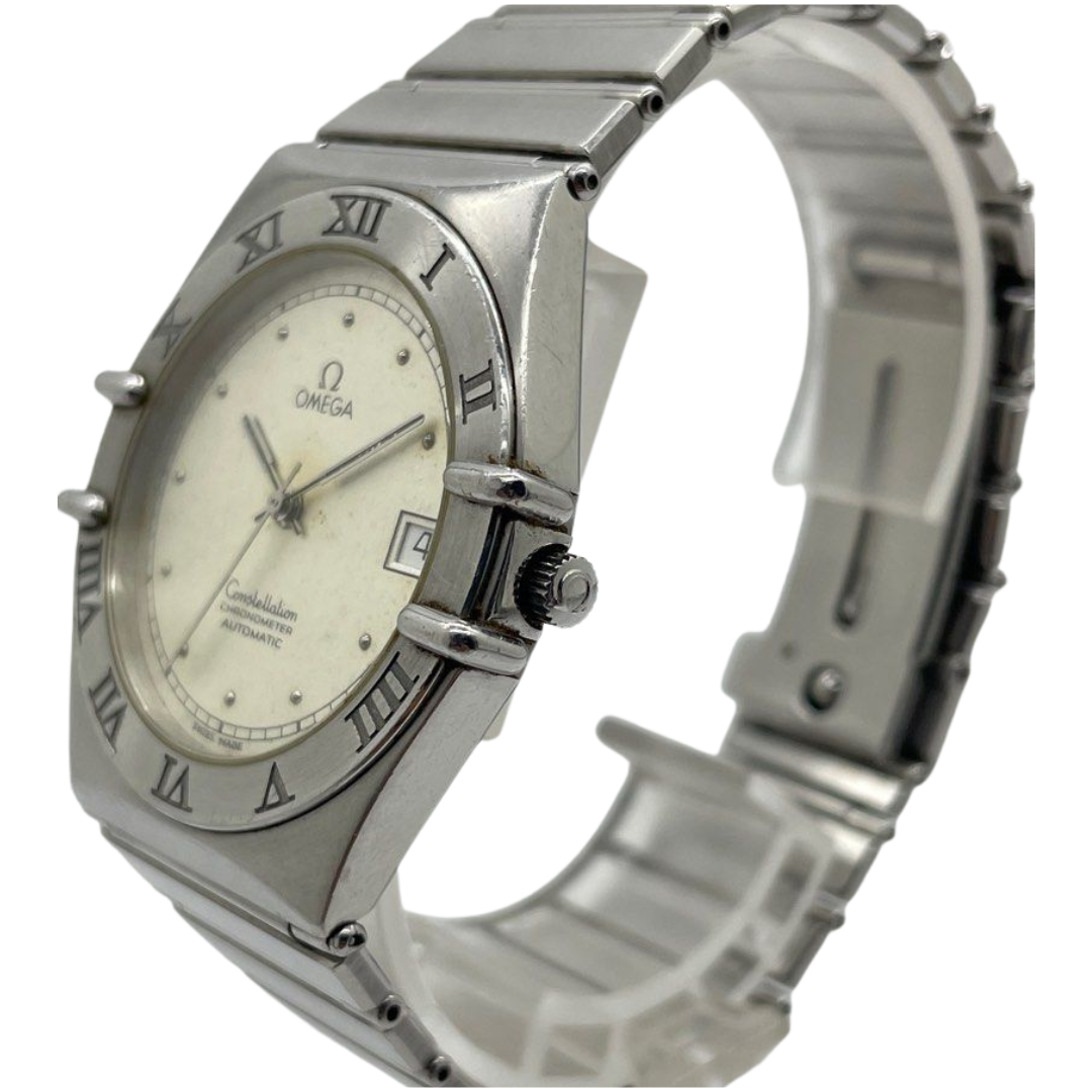 Omega Constellation 35mm Automatic Silver Dial Watch