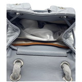 COACH Tabby Quilted Backpack Gray Blue CU077