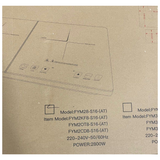 AMZCHEF Double Induction Hob, Induction Cooker FYM28-S16