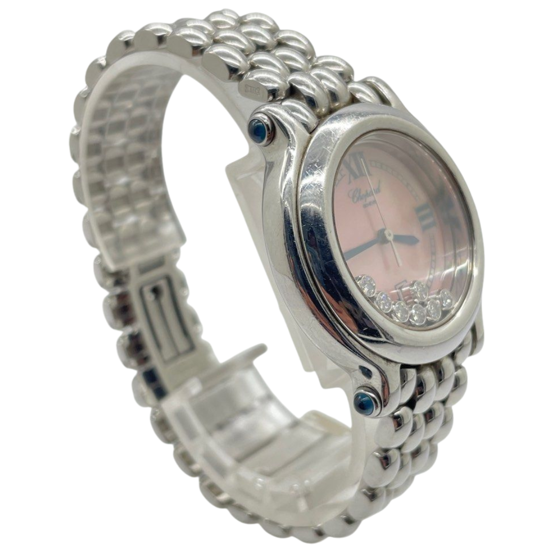 Chopard Happy Sports 32mm Mother of Pearl Pink Dial Quartz Watch