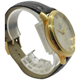 Omega De Ville Prestige 39.5mm 750 Yellow Gold Automatic Silver Dial Watch