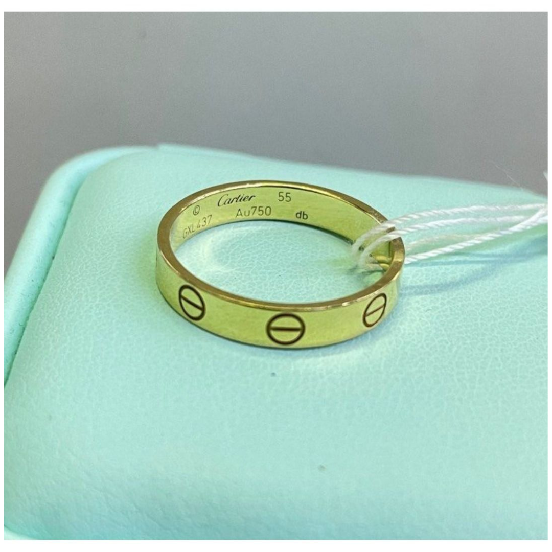 Cartier 750 Yellow Gold Mini Love Ring