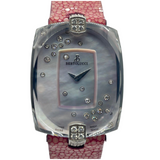 Bertolucci Doppia 28mm Diamond Quartz Mother of Pearl Dial Watch