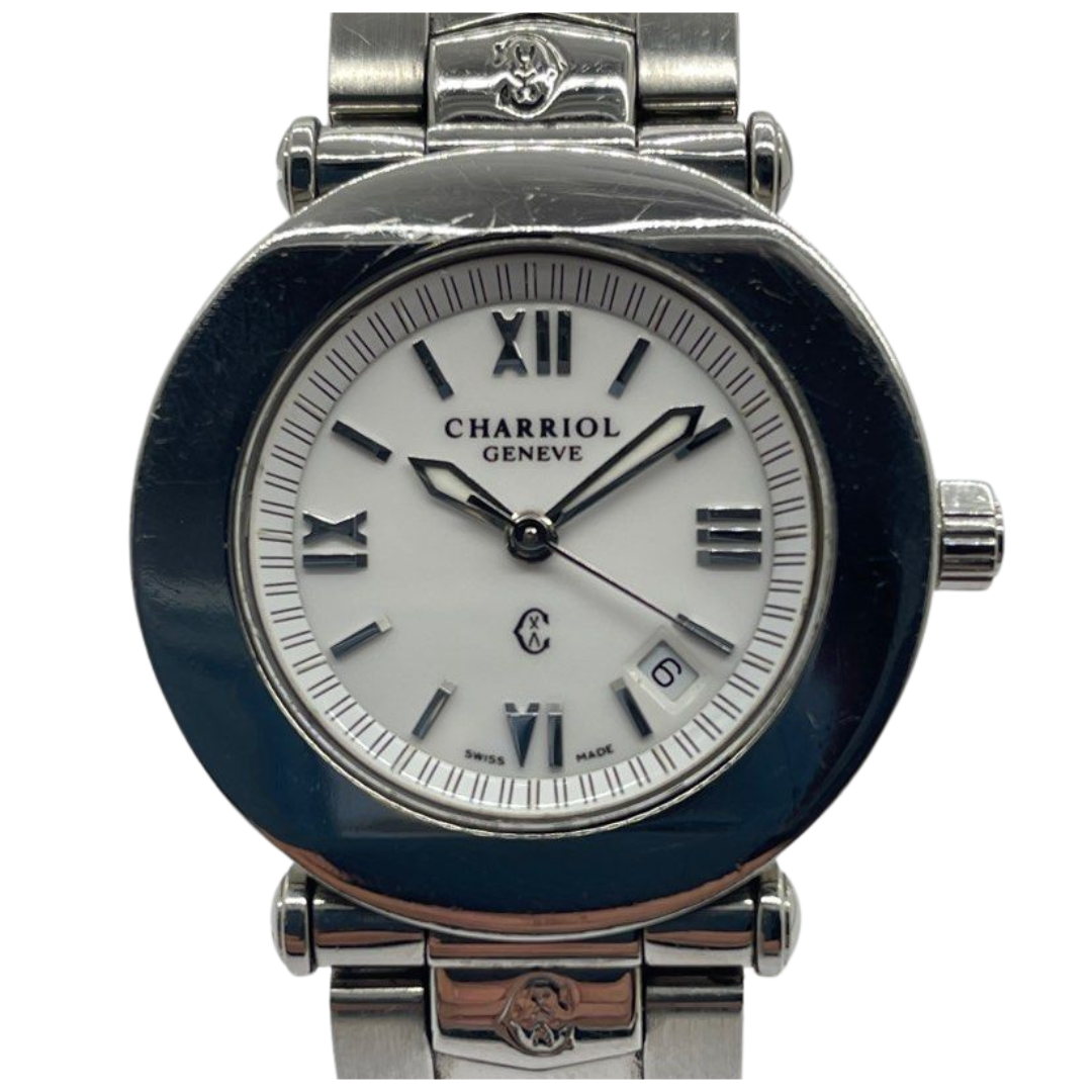 Charriol Colvmbvs 30mm Quartz White Dial Watch