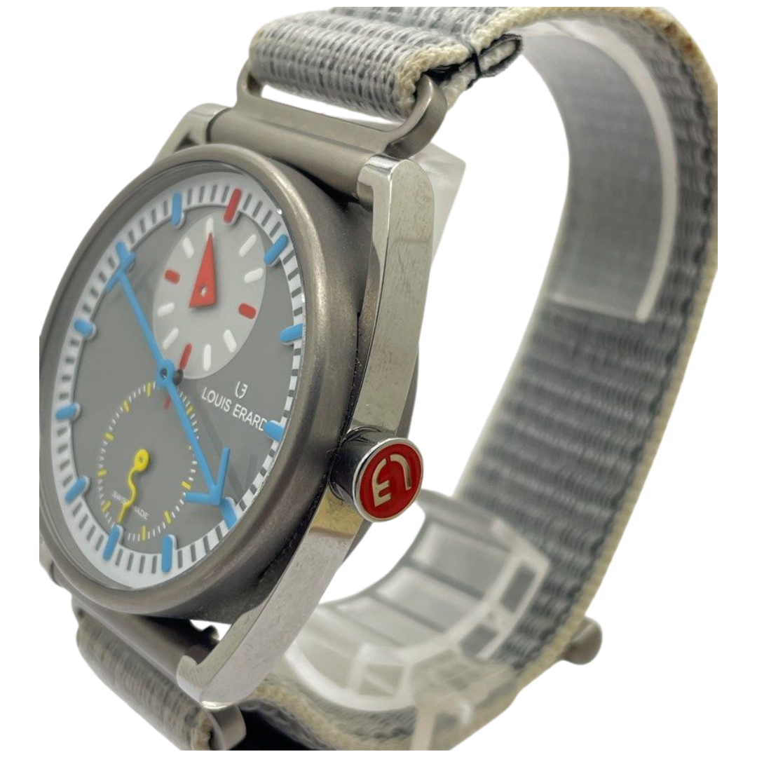 Louis Erard X Alain Silberstein 40mm Automatic Titanium Case Watch