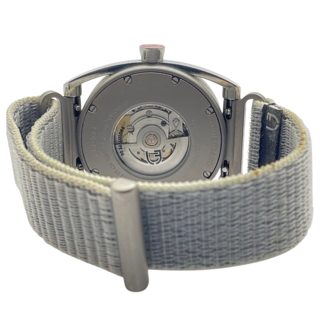 Louis Erard X Alain Silberstein 40mm Automatic Titanium Case Watch
