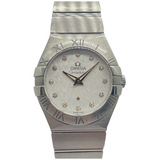 Omega Constellation 27mm Quartz Diamond Steel Watch