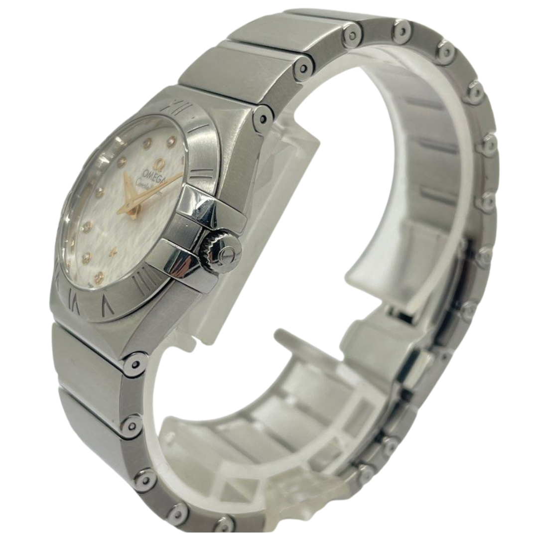Omega Constellation 27mm Quartz Diamond Steel Watch
