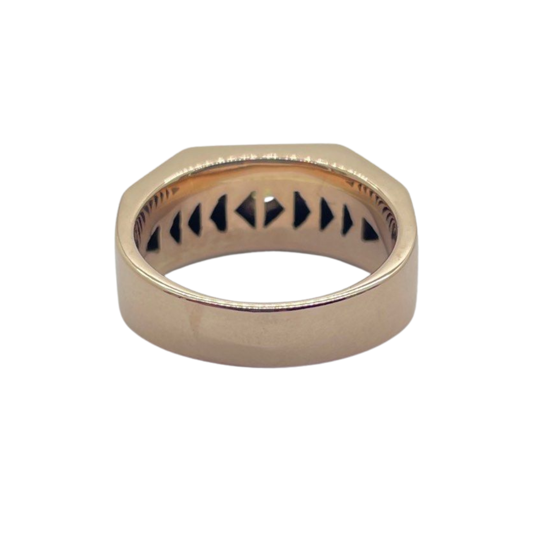 18K Rose Gold Natural Diamond Ring
