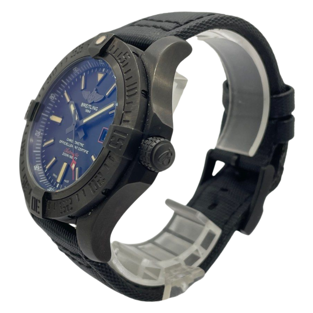 Breitling Avenger Blackbird 44mm Titanium Automatic Black Dial Watch V17311