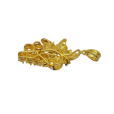 850 Yellow Gold Natural Diamond Pendant