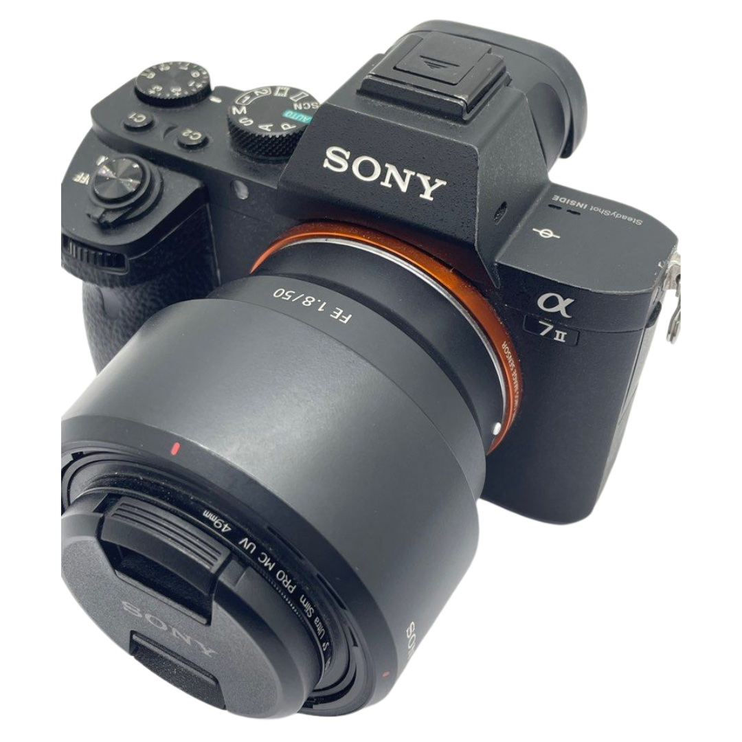 Sony Alpha A7 II Full Frame Mirrorless 24.3mp Camera with FE 1.8/50mm Lens