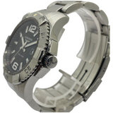 Longines HydroConquest 39mm Quartz Black Dial Watch