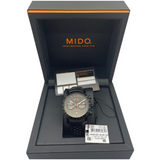 Mido Multifort 44mm Chronograph Automatic Black Dial Watch